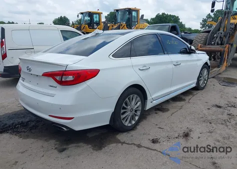 2015 Hyundai Sonata Limited z USA, uszkodzony, nr VIN 5NPE34AFXFH155965